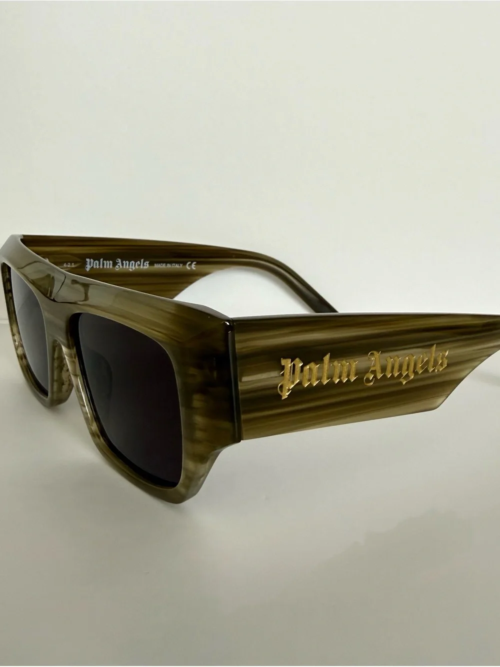 NEW!!! Palm Angels khaki unisex sunglasses PERI005 1807 Authentic